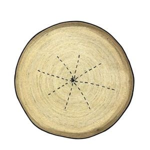 Belle Hunch Seagrass Woven Tray Round 70x70cm - Natural