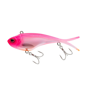 Nomad Design Vertrex Swim 75mm Soft Vibe Fishing Lure Hot Pink Orange