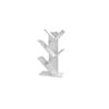 CARLA HOME 5-Tier Tree Bookshelf Storage Rack for Home Office or Bedroom (White)