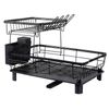 Toque 2 Tier Drying Rack Kitchen Organizer Storage Plate Drainer Cutlery Holder