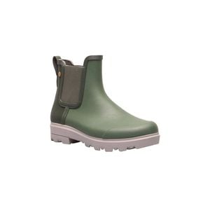 Bogs Women's Green Holly Chelsea Waterproof Boots - US Size 6