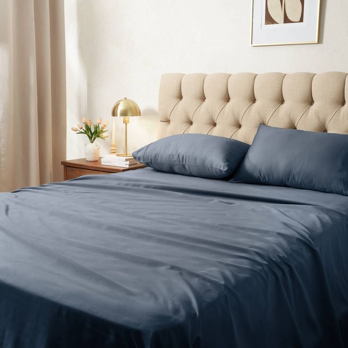Sheraton Luxury – 1200 Thread Count Cotton Rich Navy King Sheet Set