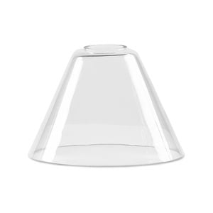 Brilliant 18.5cm Vintage Industrial Bell Glass Shade For Pendant Lottie