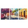 3pcs Deco Modern Contemporary Colorful Print 100% Australian Made 3 x 40x60cm (Metal Print)