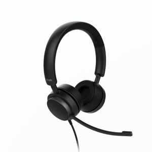 Snom A310d Corded Headset Duo, Full Band Audio, High Wearing Comfort, Lightweight Construction, Perfect Noise Shielding