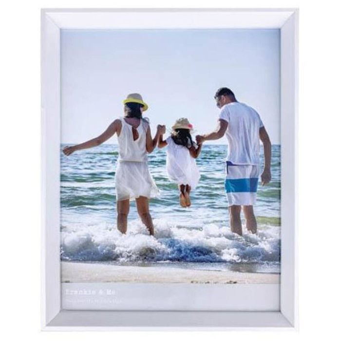 Frankie & Me Window Wooden 11x14'' Picture Frame Home/Office Photo Decor White