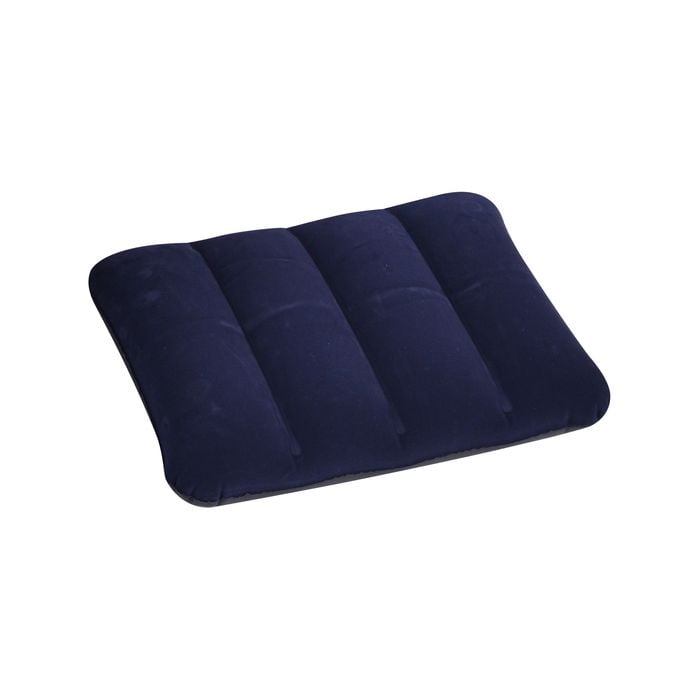 All Set 53 x 27cm Inflatable Flocked Pillow