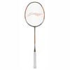Li-Ning G-Force Superlite Ignite 7 Speed Carbon Fibre Strung Badminton Racket with Full Racket Cover (Olive Grey/Orange)
