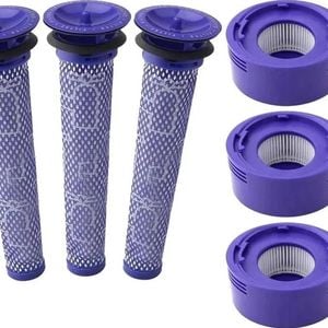 [6 Pack] Tavice Filter Kits Sets Compatible For Dyson V7 (sv11, Sv37) & V8 (sv10, Sv25) Vacuum Cleaners
