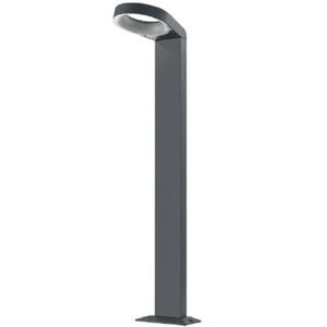 CLA Lighting LED Surface Mounted Grey Bollard Light IP54 Hoop