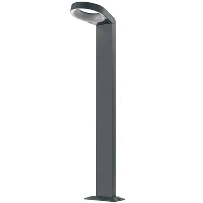 CLA Lighting LED Surface Mounted Grey Bollard Light IP54 Hoop