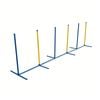 Yes4pets Portable Dog Puppy Training Practice Weave Poles Agility Post Set