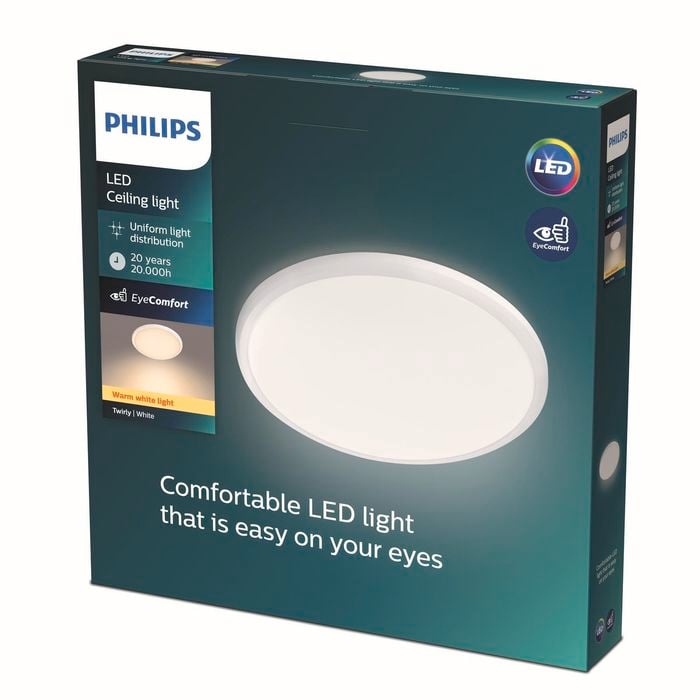 Philips 17W 1700lm Warm White LED Ceiling Light