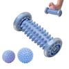 Catzon Foot Massager Roller 2 Massage Balls Foot Arch Relief-blue