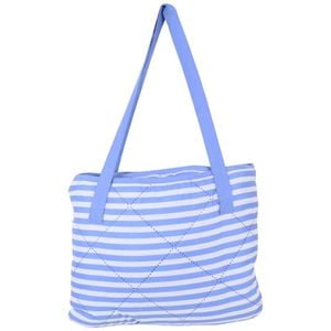 Wicked Sista Large Beach Mat Calming Stripe Waterproof Foam Padding Blue