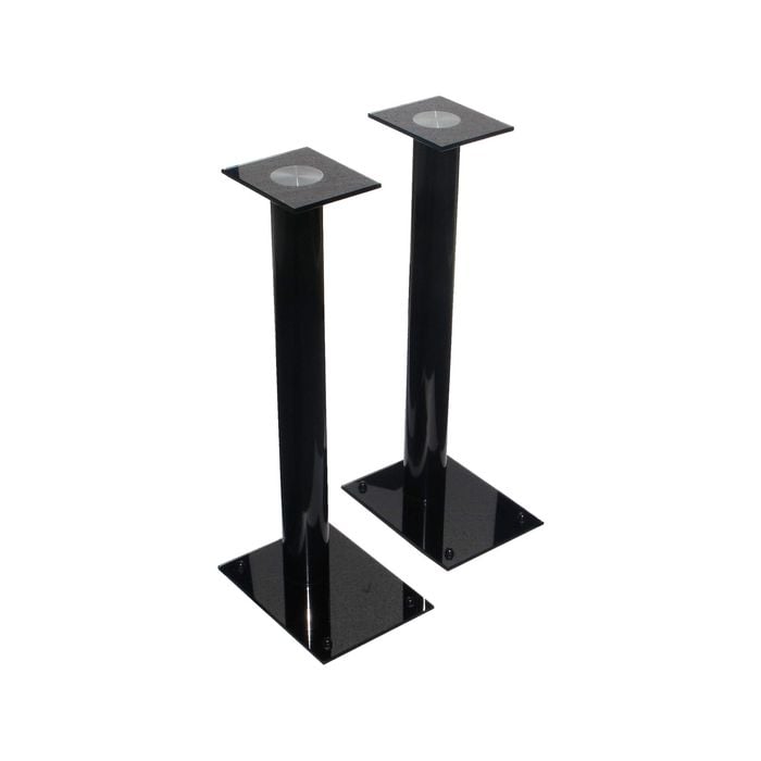 Tauris Opal Tempered Glass Speaker Stands 736mm
