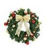 P&P Silver 48CM Christmas Wreath Tinsel Door Window Hanging Home Decor