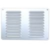Haron 225 x 150mm Silver Aluminium Pressed Wall Vent