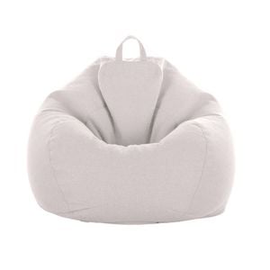 Catzon Bean Bag Chair Cover (No Filler) Linen Washable-Apricot(XL)