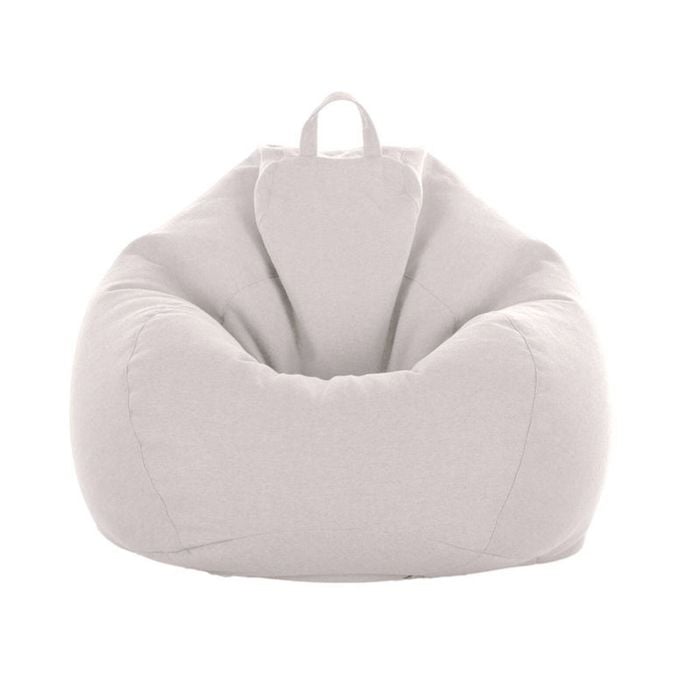 Catzon Bean Bag Chair Cover (No Filler) Linen Washable-Apricot(XL)