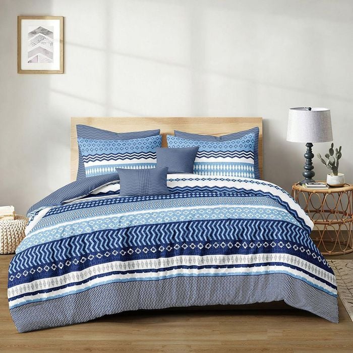 Fabric Fantastic Olsen Super King Size Quilt/doona/duvet Cover Set