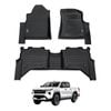 AUSGO Car Floor Mats for Toyota Hilux Manual Transmission Dual Cab 2025-Onwards All-Weather Floor Liners