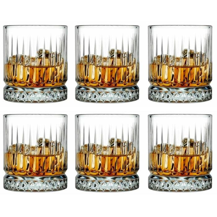 Pasabahce Elysia Whiskey Glass Tumbler 355ml | Set of 6