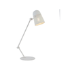 Telbix Cadena Modern Table Desk Lamp Light Metal White Sand
