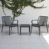 Voyage 3pc Balcony Setting - Gunmetal