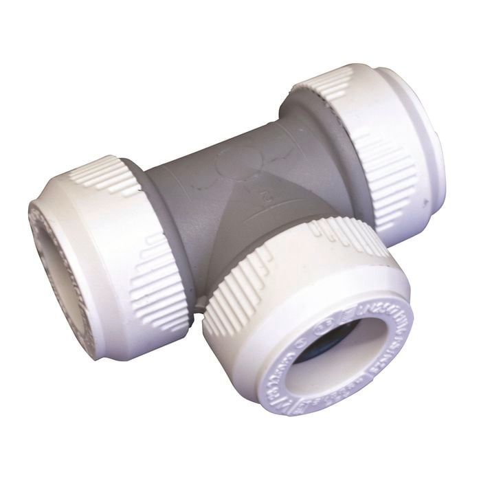 Poly-Fit 20 x 20 x 20mm Push Fit Equal Tee