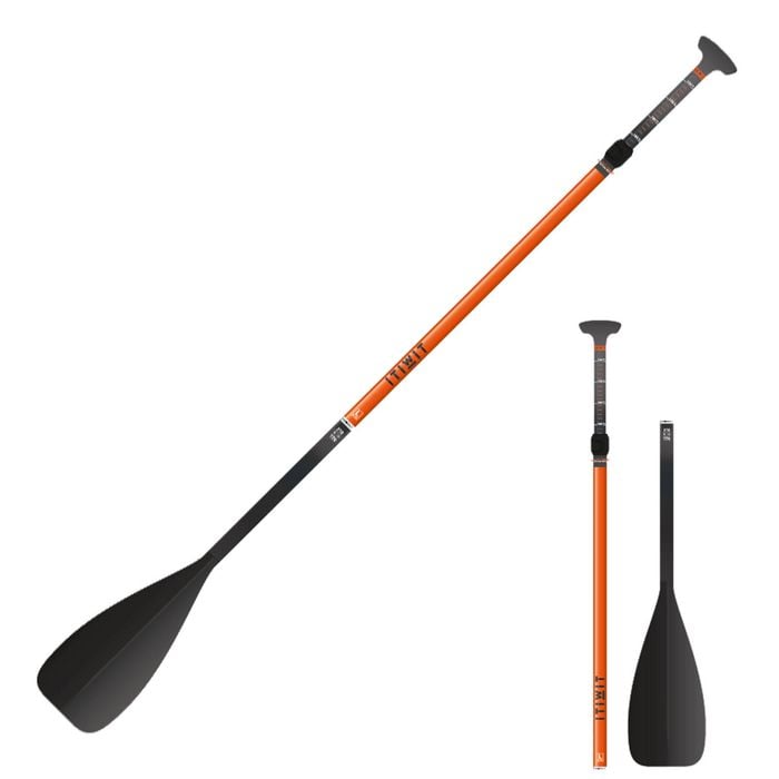 Decathlon - Paddle Stand Up Paddle 500 Collapsible Adjustable Carbon Shaft 170-210 Cm - L - 170cm