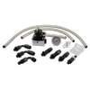 Cal Custom Fuel Pressure Regulator Kit Black & Silver