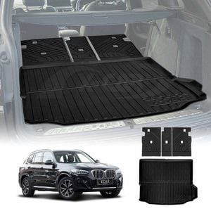 Boot Liner Back Seat Protector Combo for BMW X3 M G01 F97 2017-2023 2024 Seats Kick Mats Cover