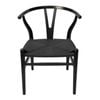 Sk Designer Living | Replica Hans Wegner Wishbone Chair - Black