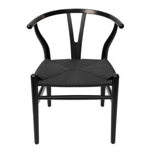 Sk Designer Living | Replica Hans Wegner Wishbone Chair - Black
