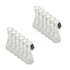 12PK Glass & Co Ribbed Bottleneck Glass Vase 244x15.4cm - Clear