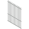 ProtectorAl 350 - 1200 x 1800mm Palladium Silver Raked 16-30º Batten Pool Fence Panel