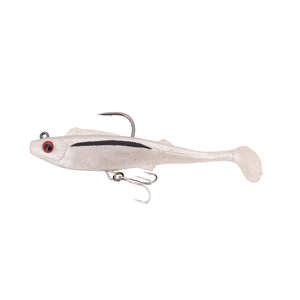 Berkley 2022 Shimma Pro Rig 4.5" Rigged Soft Plastic Fishing Lure Pearl White