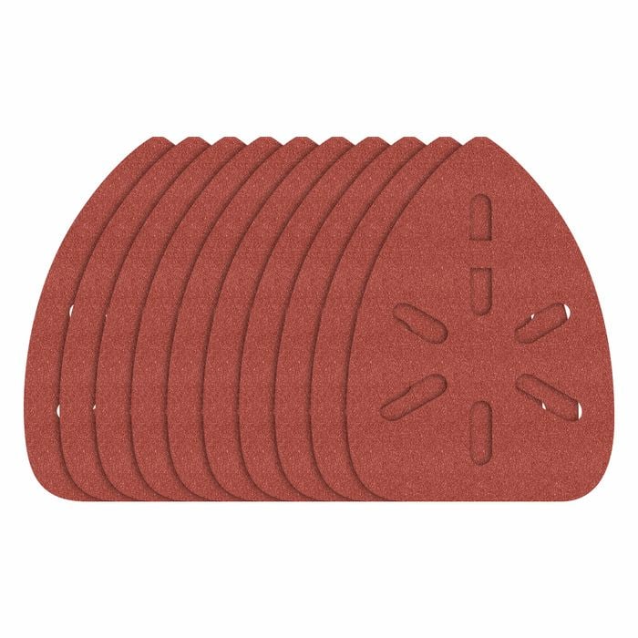 Ozito 120 Grit Fine Detail Sander Sanding Sheets - 10 Pack