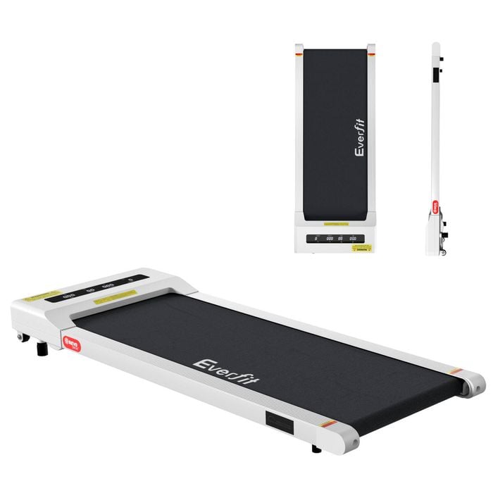 Everfit 2 In 1 Treadmill Electric Walking Pad Under Desk Home Gym Fitness 360mm White