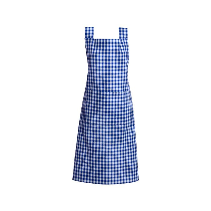 Gingham Apron - Blue - Bunnings Australia