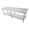 Modular Systems Eco 304 Stainless Steel Table 2400x600x900 6 Legs 2400-6-wb