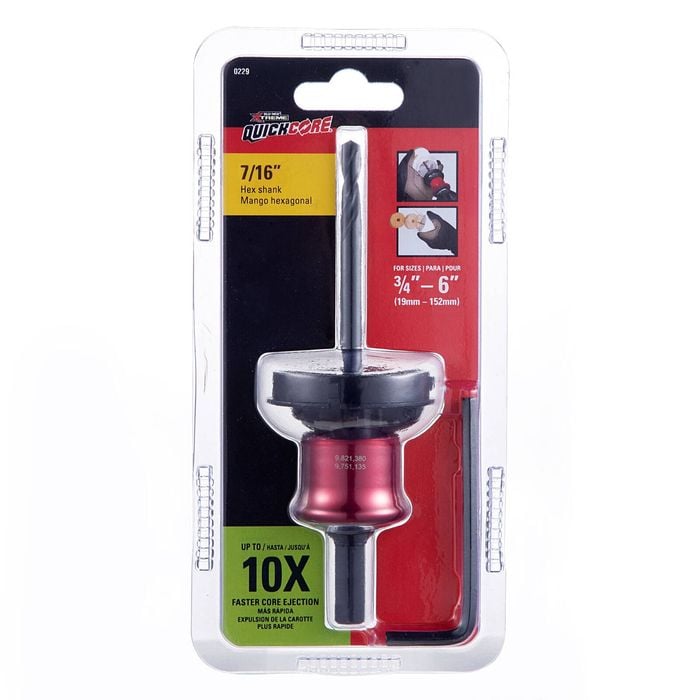 Blu-mol Xtreme Quickcore 11mm Hex Shank Black Mandrel Assembly
