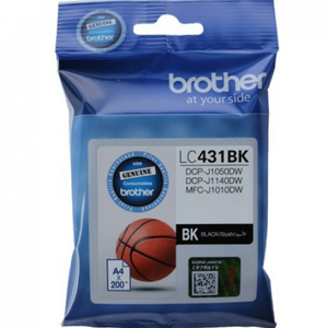 Genuine Brother LC-431 BLACK ink cartridge for DCP-J1050DW MFC-J1010DW [LC431BK]