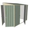 Build-a-Shed 1.5 x 2.3 x 2m Single Hinged Side Door Skillion Shed - Green