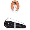 Li-Ning BladeX 200R Carbon Fibre Strung Badminton Racquet with Full Cover | Size: 4U (83gm) | Black-Orange
