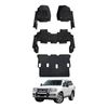 AUSGO 3-Row Set 7D Injection Floor Mats For Toyota LandCruiser 200 Series LC200 GX / GXL 2007-2012 Car Floor Liners Cargo Mat