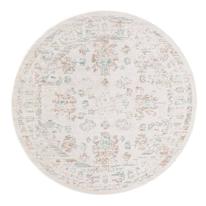Loopsie-120cm X 120cm-juniper Traditional Floral Round Rug