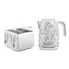Laura Ashley 1.7l Jug Electric Kettle And 4 Slice Toaster Combo Wild Meadow