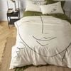 Accessorize Bedroom Collection King Natural Matisse Digital Printed Cotton Quilt Cover Set